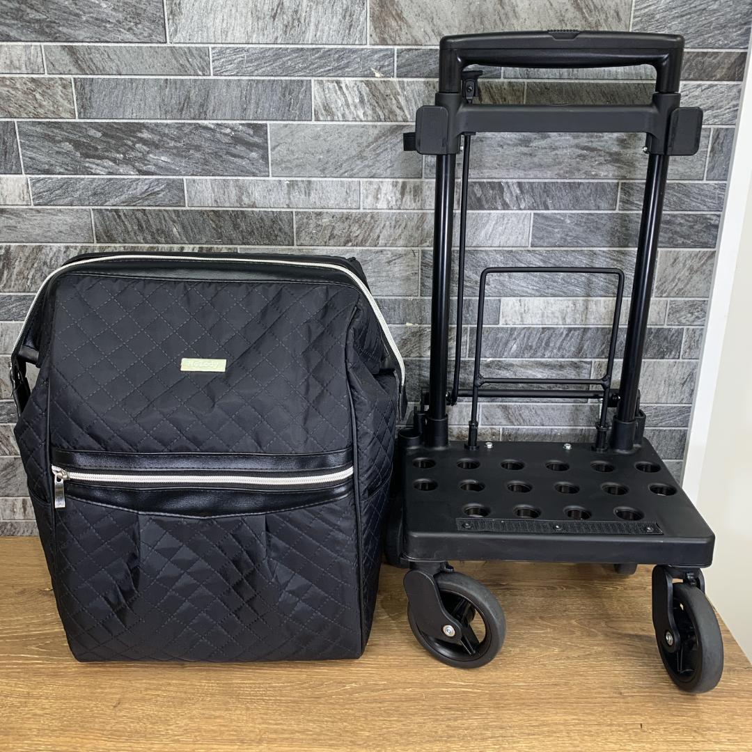 美品　島製作所　ショッピングカート メロディ スムーズグランデ　駐車ロック付き