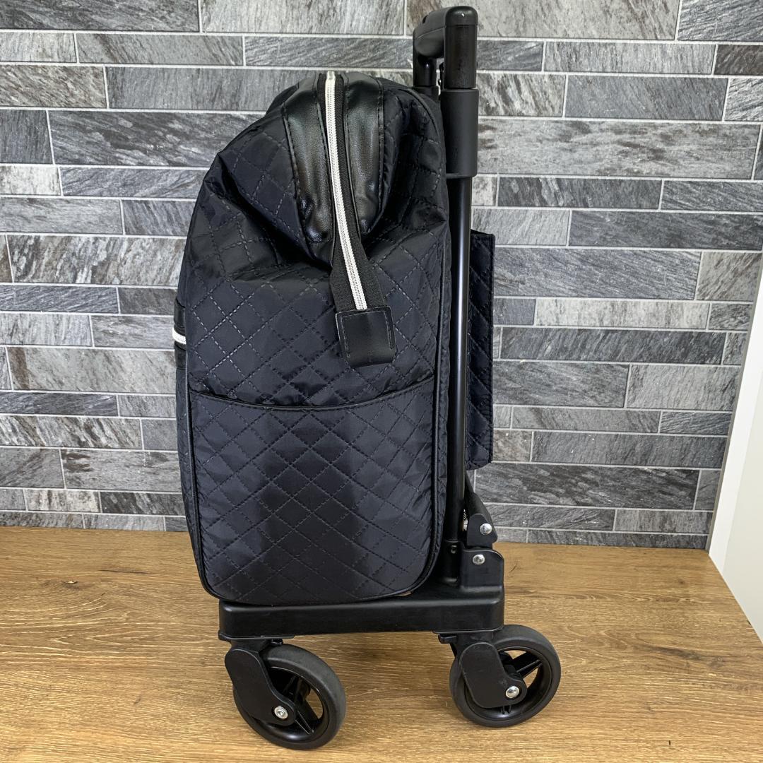 美品　島製作所　ショッピングカート メロディ スムーズグランデ　駐車ロック付き