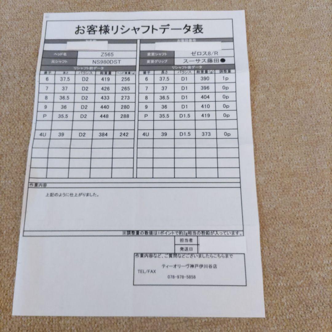 スリクソンZ565 キャロウェイ4U ゼロス８セット