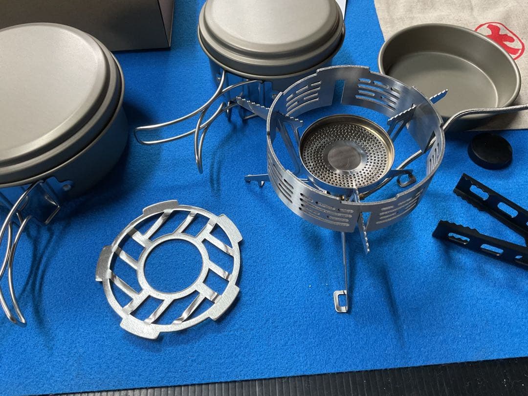 SOTOマイクロレギュレーターストーブ&国産マルフト商店G49クッカー５点セット