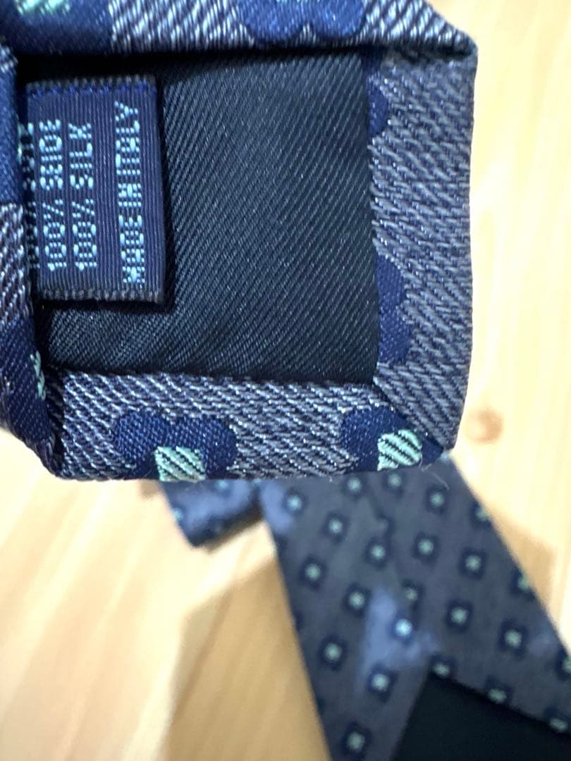 FRANCO BASSI ネクタイ ネイビー