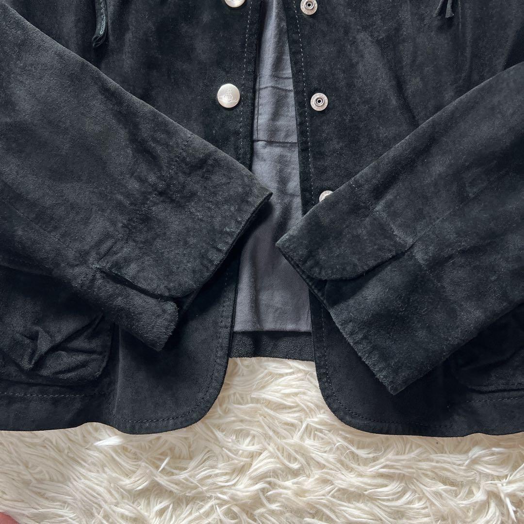 ヴィヴィアンウエストウッドレッドレーベル　スウェード　ラブジャケット　ライダース