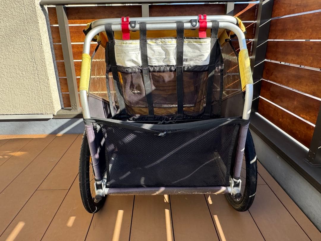 バーレー 2人乗サイクルトレーラー　BURLEY イエロー