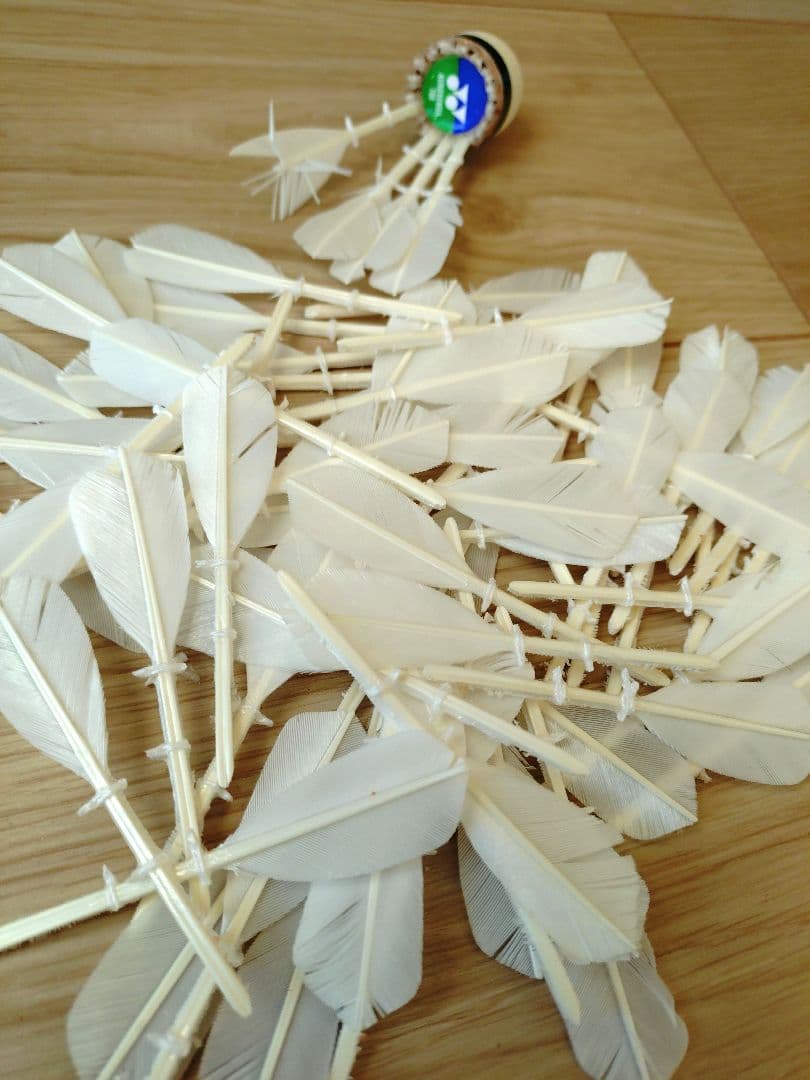 48球　リペア　Aerosensa 700 & 600 バドミントンシャトル