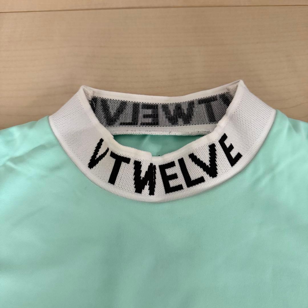 V12 ゴルフ レディース 半袖 モックシャツ