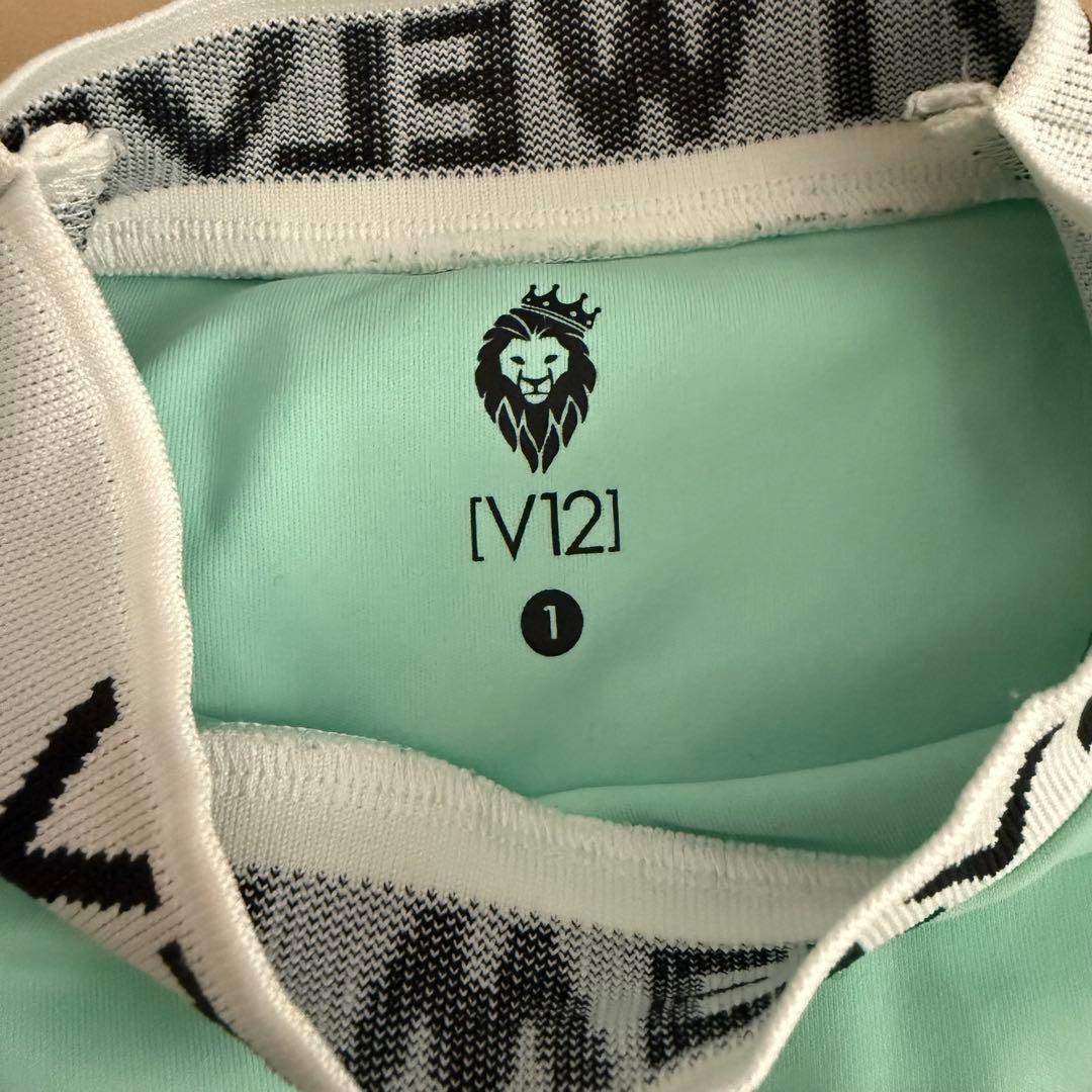 V12 ゴルフ レディース 半袖 モックシャツ