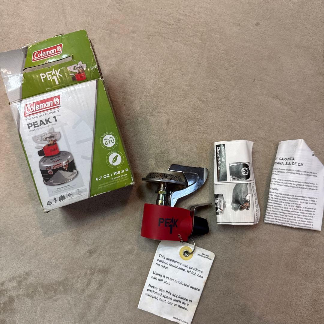 Coleman PEAK 1 シングルバーナー