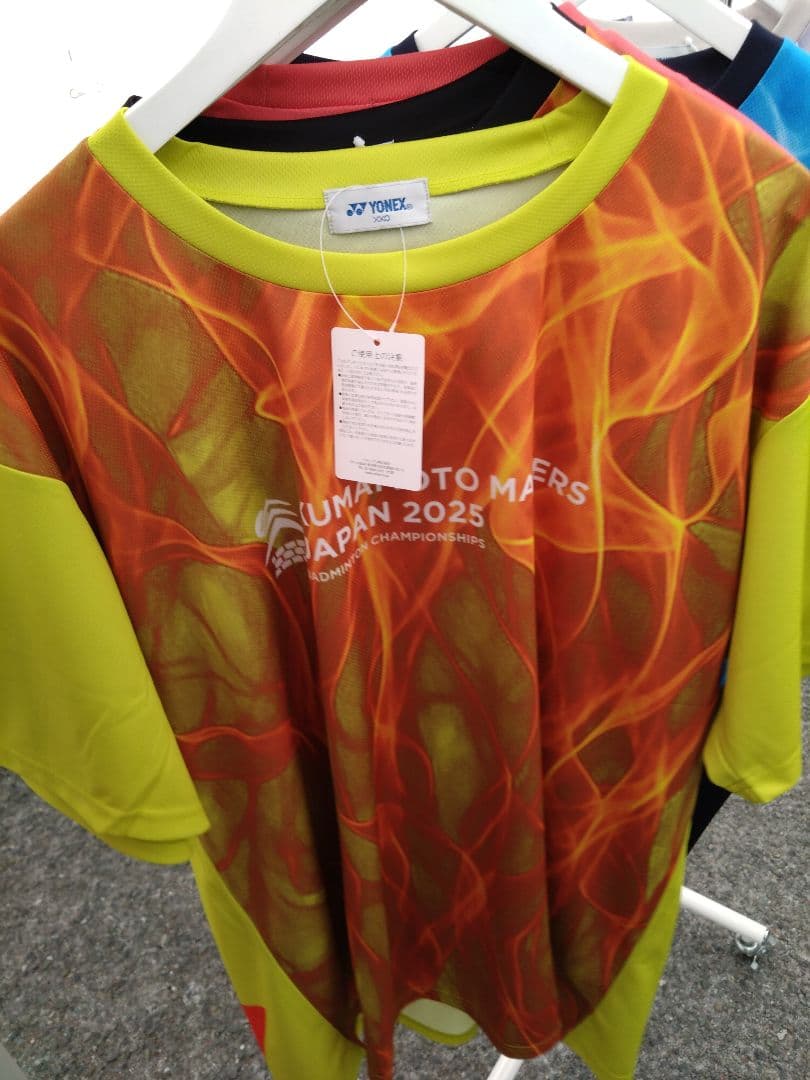 YONEXヨネックス2025熊本マスターズ メインTシャツ Oサイズ