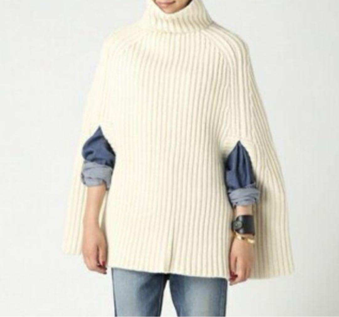 マディソンブルー ニットポンチョ MADISONBLUE