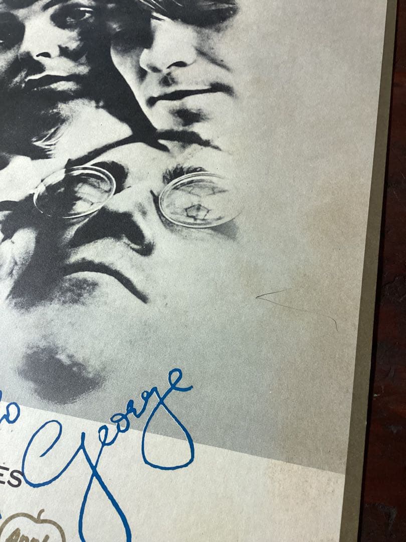 東芝音楽工業 THE BEATLES 販促 サイン色紙