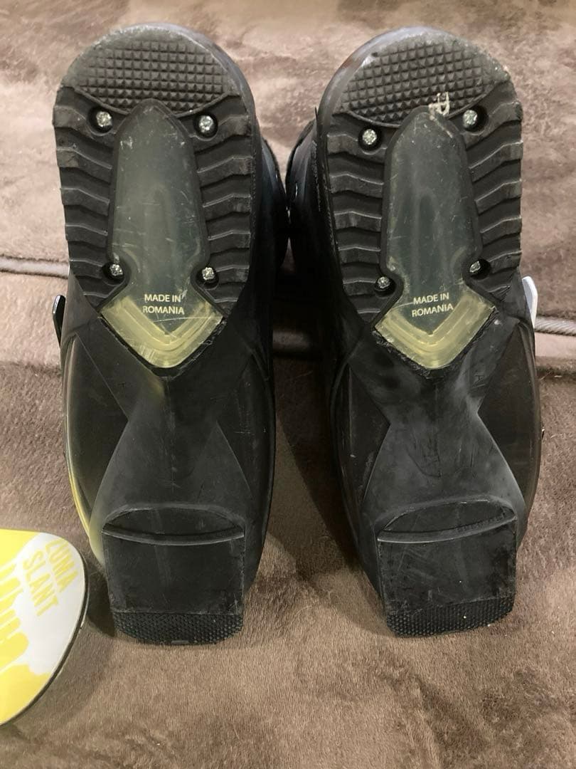 【希少】ショートスキー(ファン)板とブーツのセット 25.5cm 未使用板