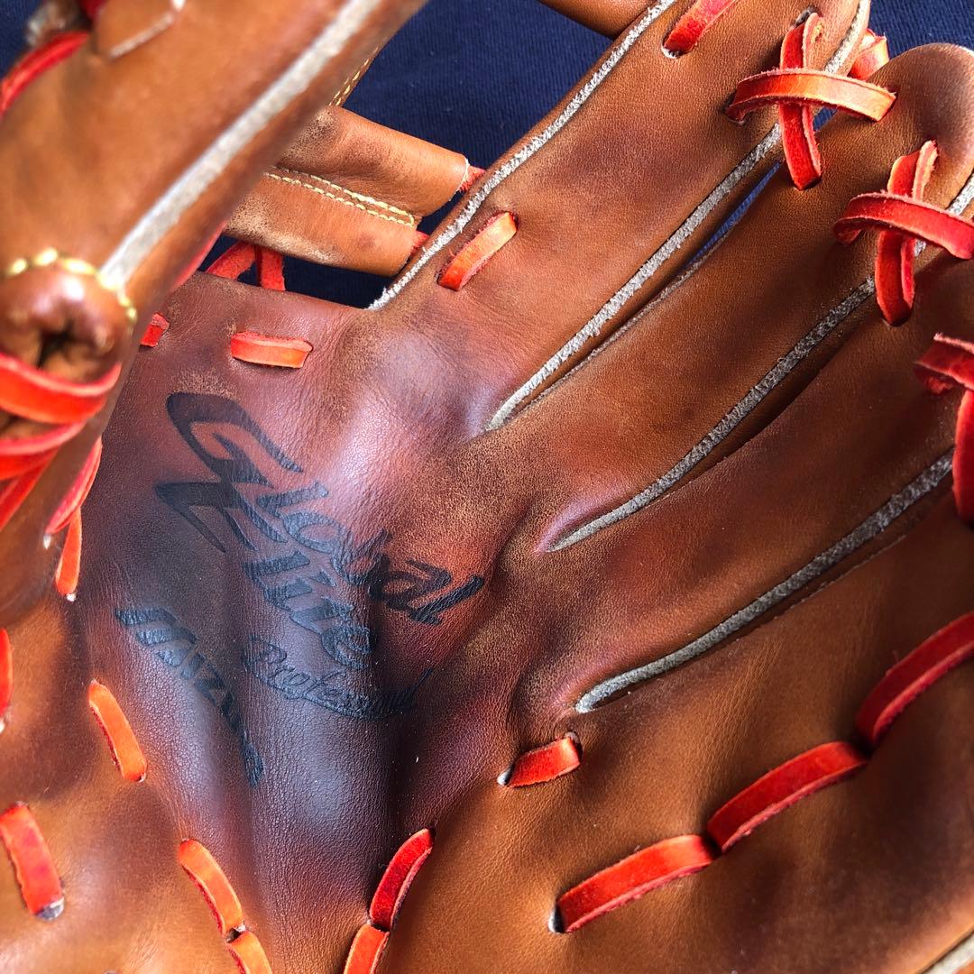 ミズノ　グローバルエリート　軟式用グローブ