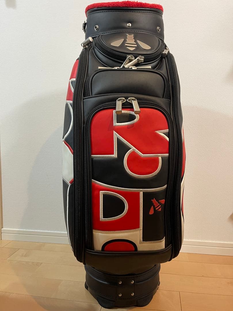 RODDIO キャディバッグ 黒 赤　002