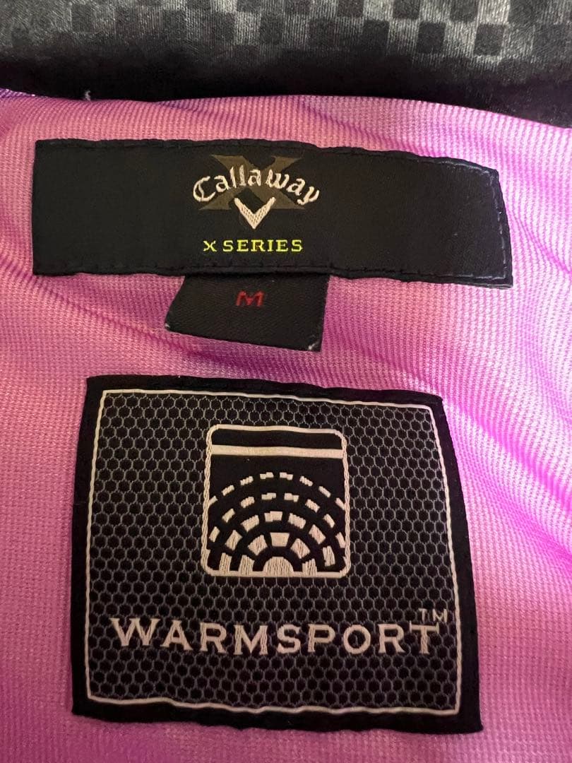 《キャロウェイ》レディース　2way ダウンジャケット　ゴルフウェア　ブラック