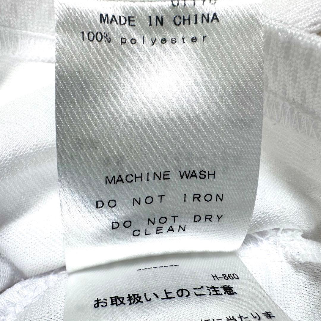 未使用級✨ パーリーゲイツ ゼブラメッシュダンボール 長袖 ハイネックカットソー