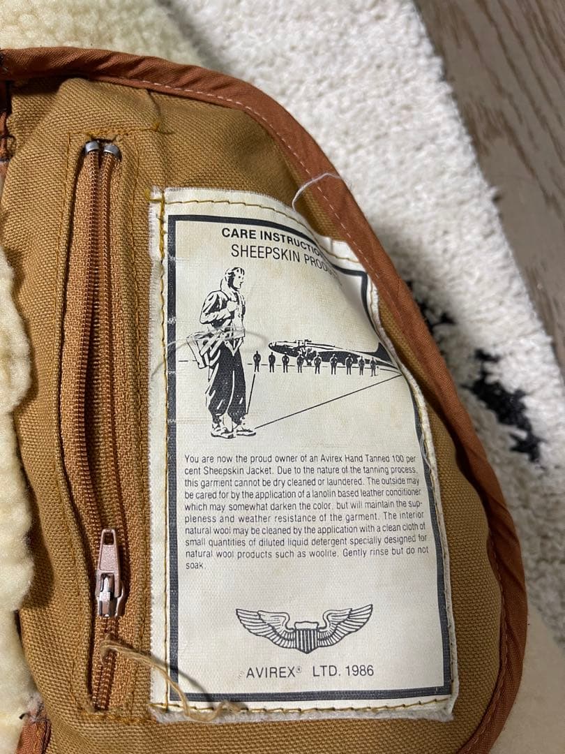 AVIREX B-3ジャケット 36