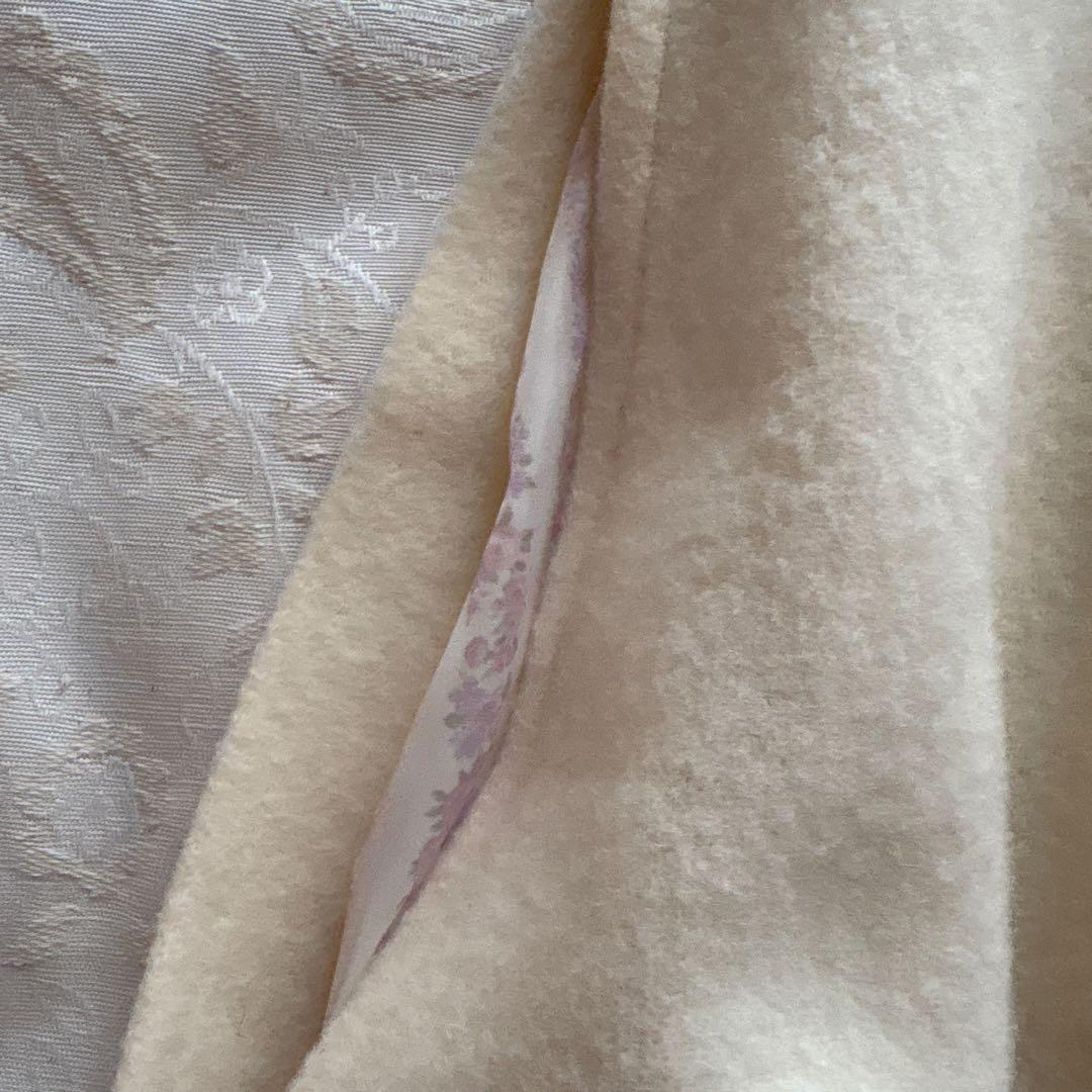 アイボリー ポンチョ・マント