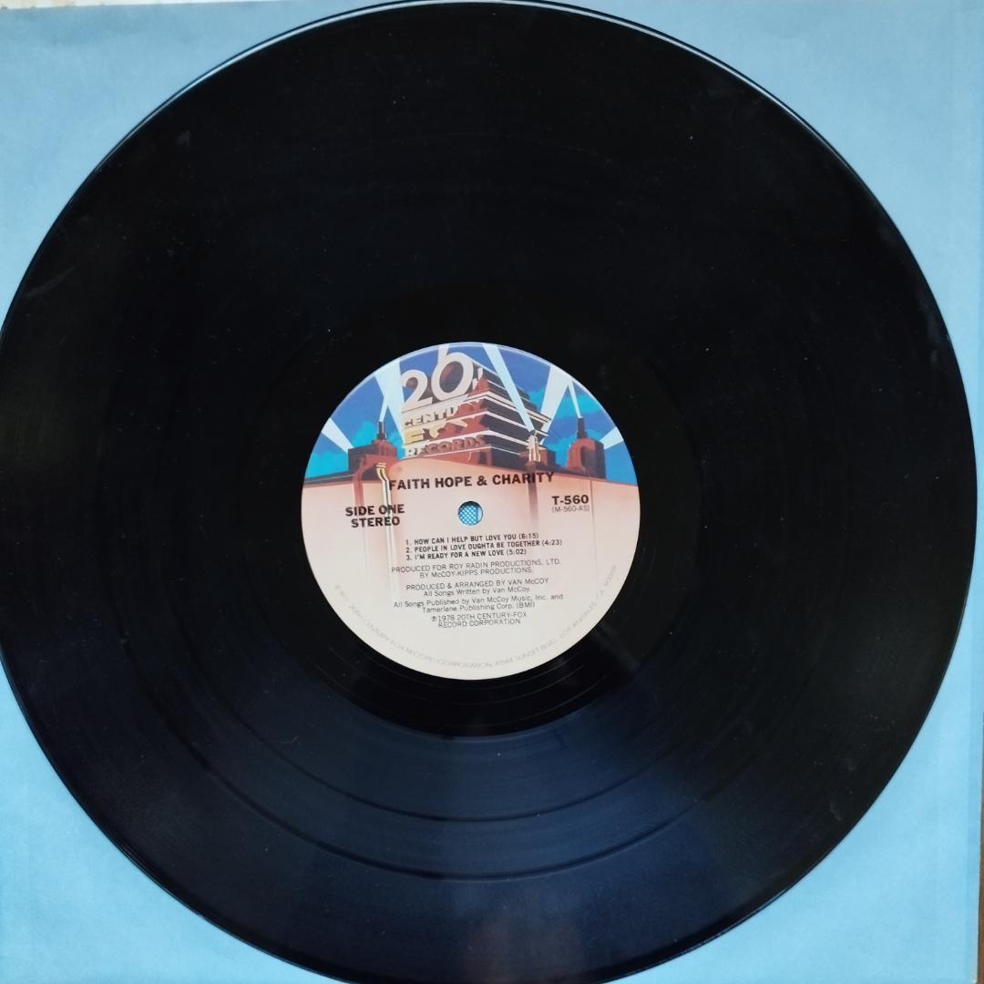 送料無料 ジャケ超レアLP　FAITH HOPE & CHARITY#SOUL