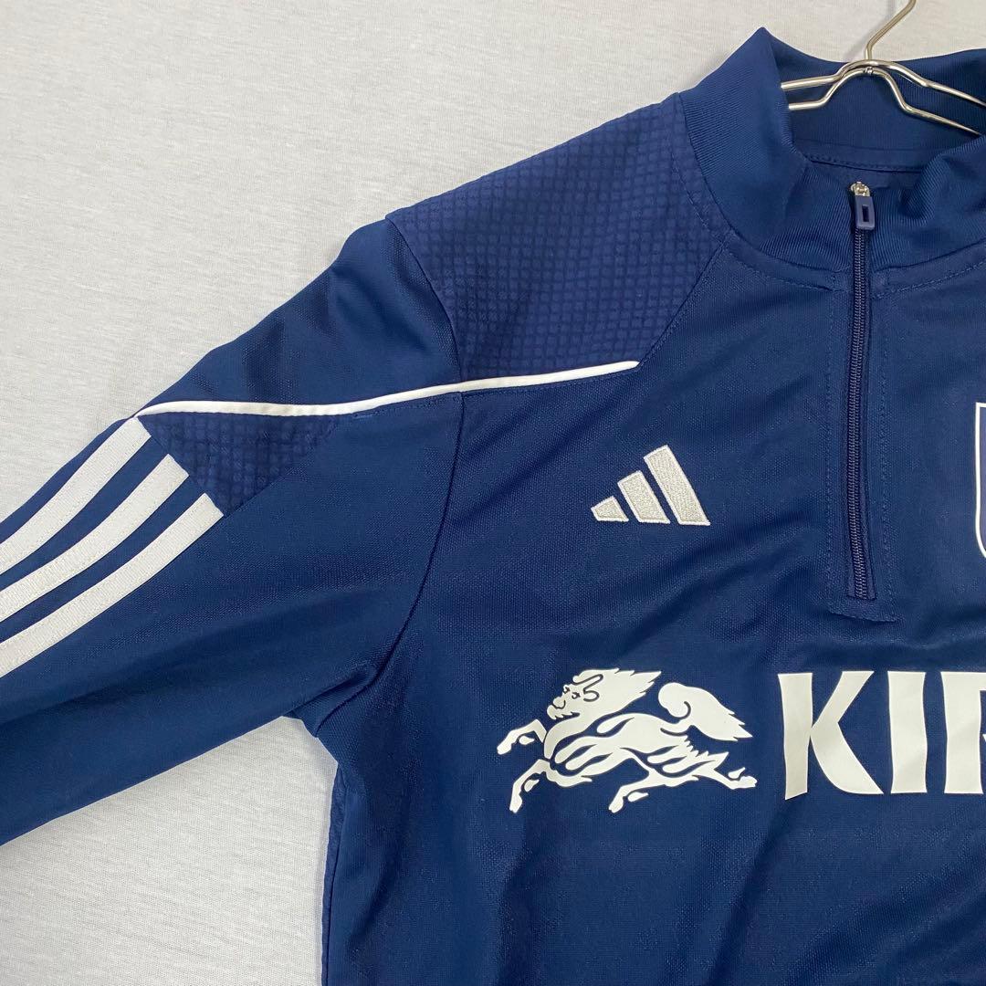 美品アディダス なでしこジャパン トレーニングジャージ サムホールハーフジップL