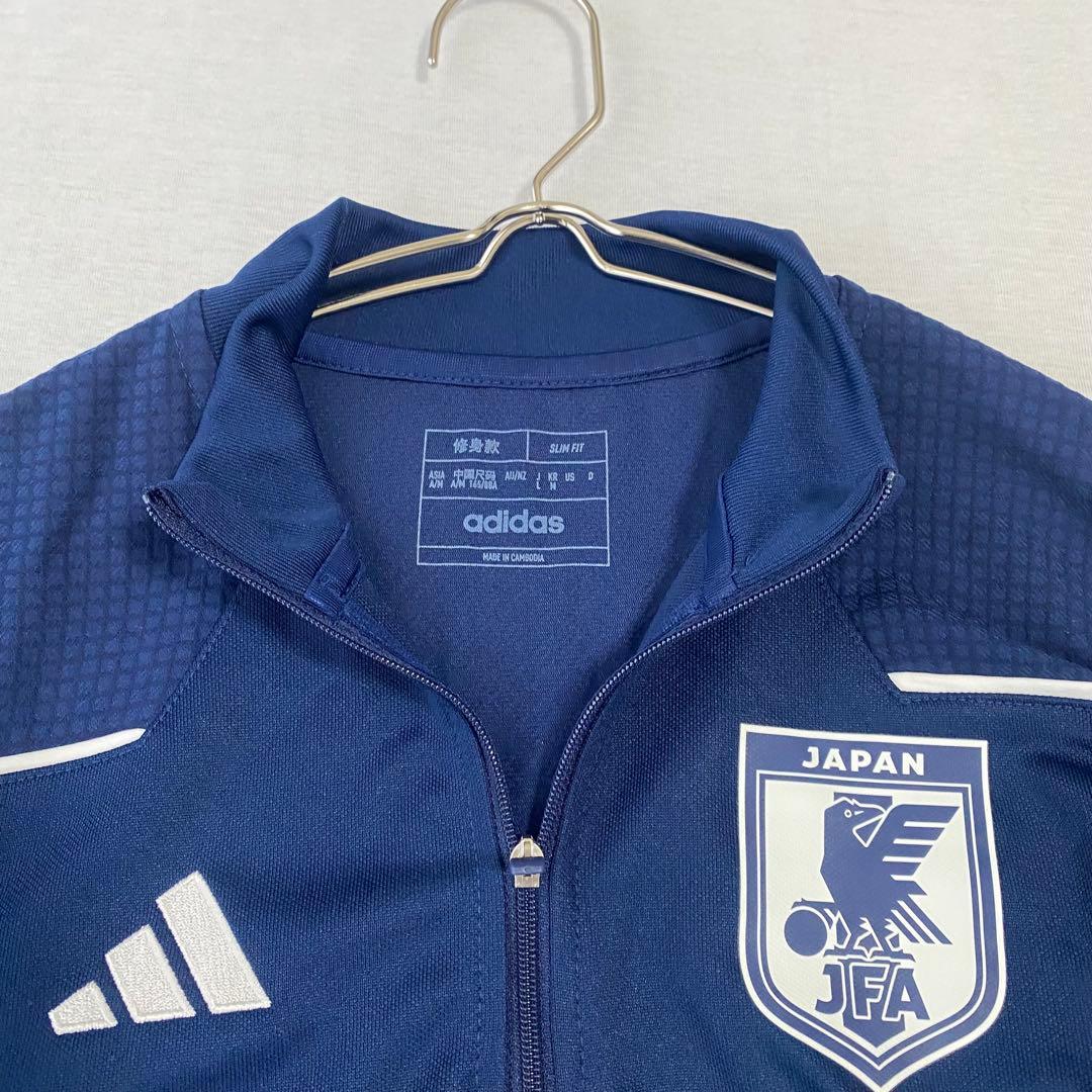 美品アディダス なでしこジャパン トレーニングジャージ サムホールハーフジップL