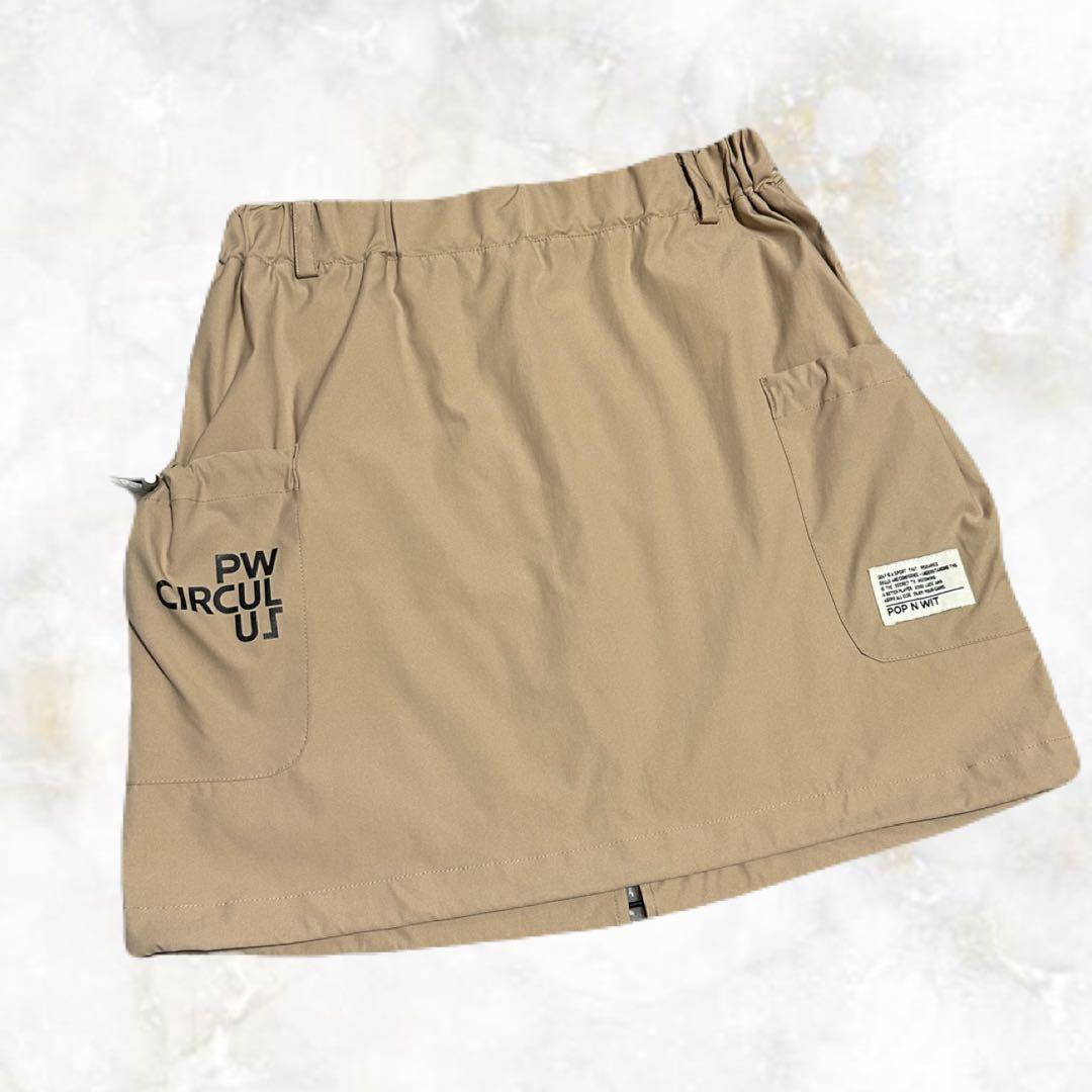 PWCIRCULUS ギャザリング バルキーシルエットミニスカ セットアップ可能
