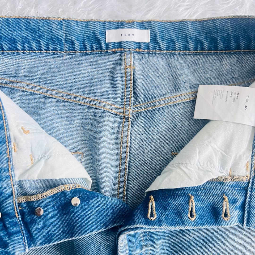 美品✨1989 STUDIO イタリア製　ロゴジーンズ　デニム　30