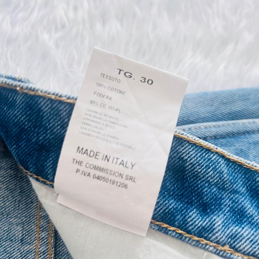 美品✨1989 STUDIO イタリア製　ロゴジーンズ　デニム　30