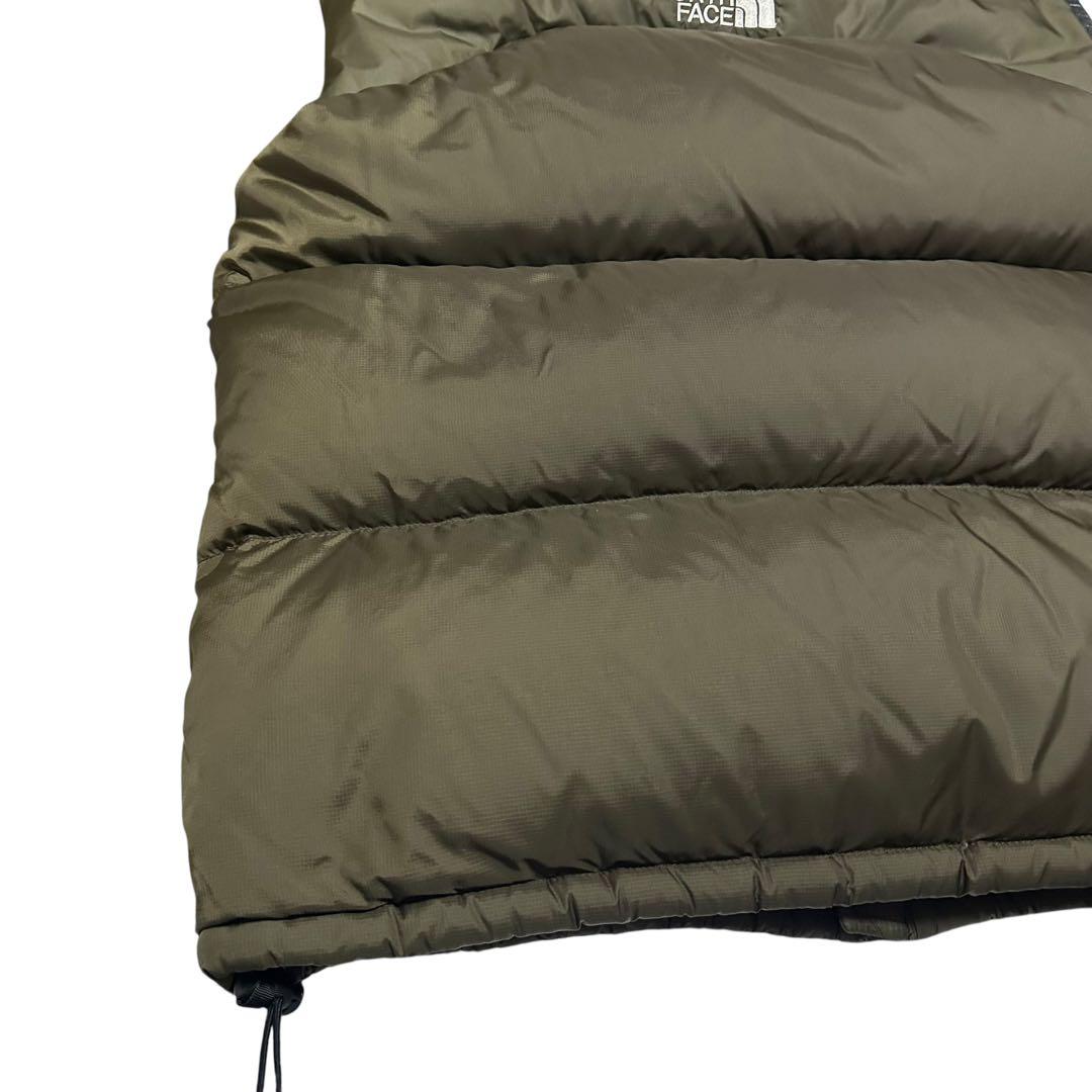 【センターロゴ】ノースフェイス　ヌプシダウンベスト　700フィル　ドローコードL