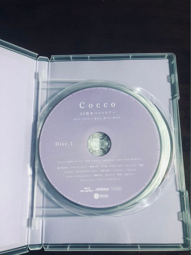 Cocco 25周年ベストツアー 2022-2023 Blu-ray 通常盤