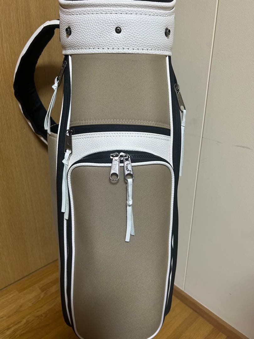 JONES キャディバッグ ベージュ　キャメル