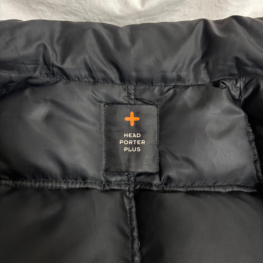 ヘッドポータープラス　ダウンベスト　ブラック　M