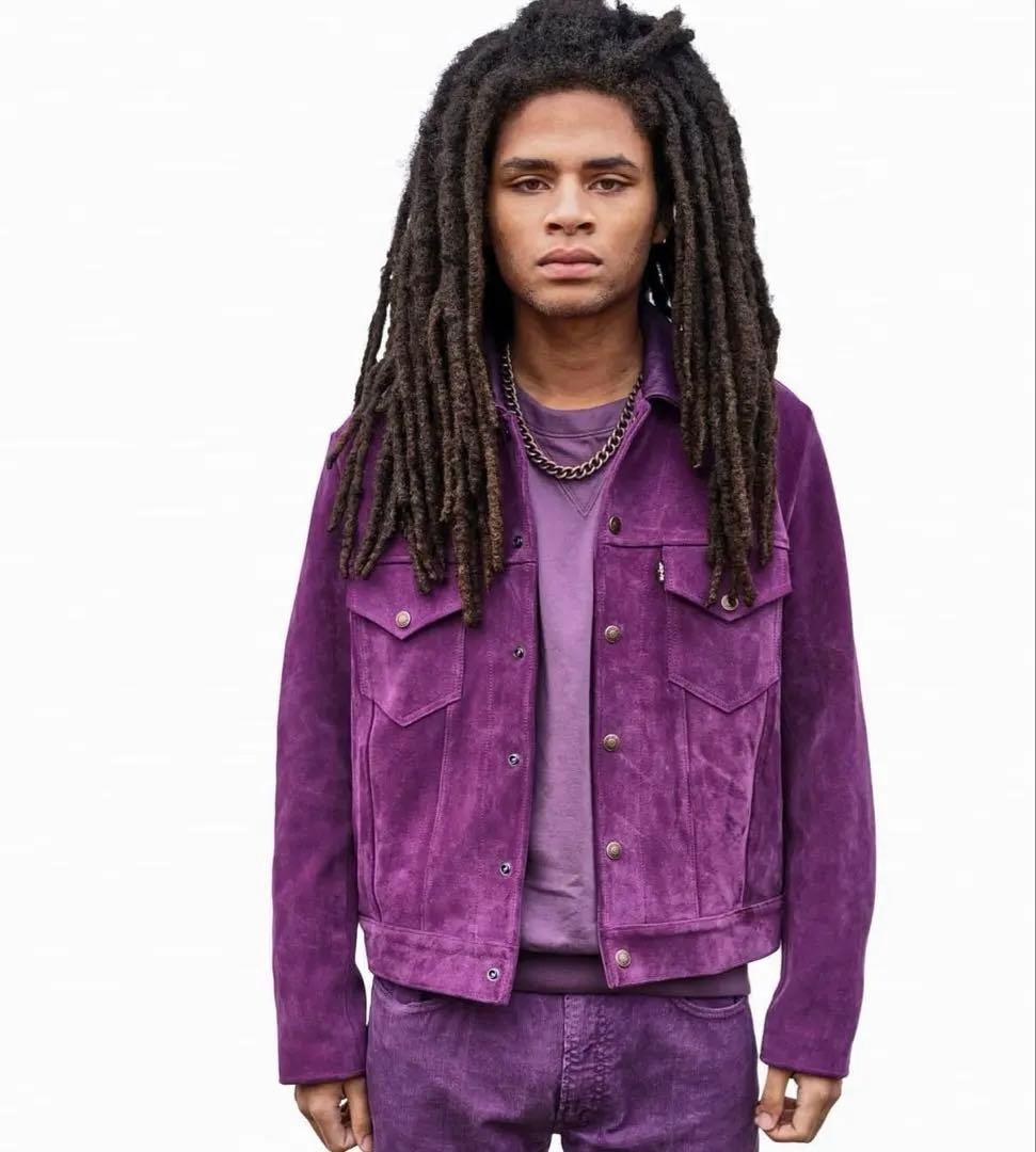 サ*ー様 [超極美品]LVCリーバイス スエードトラッカージャケット