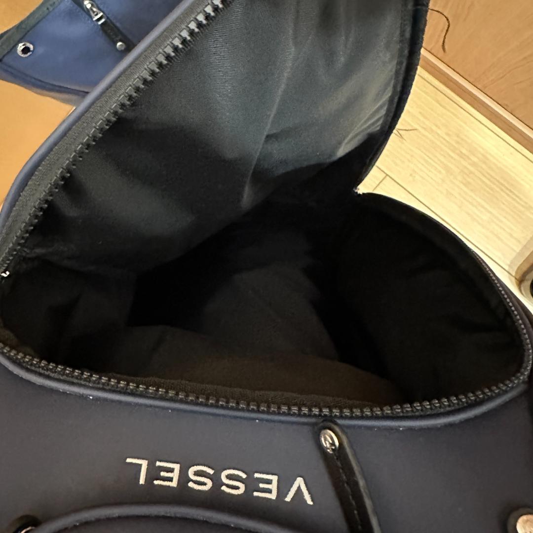【美品】VESSEL Lux 7キャディバッグ 9型 IRIDIUM コースト