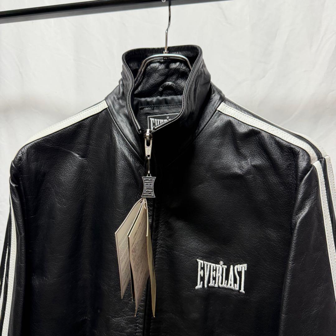 希少 00s EVERLAST エバーラスト レザージャケット ブルゾン 牛革