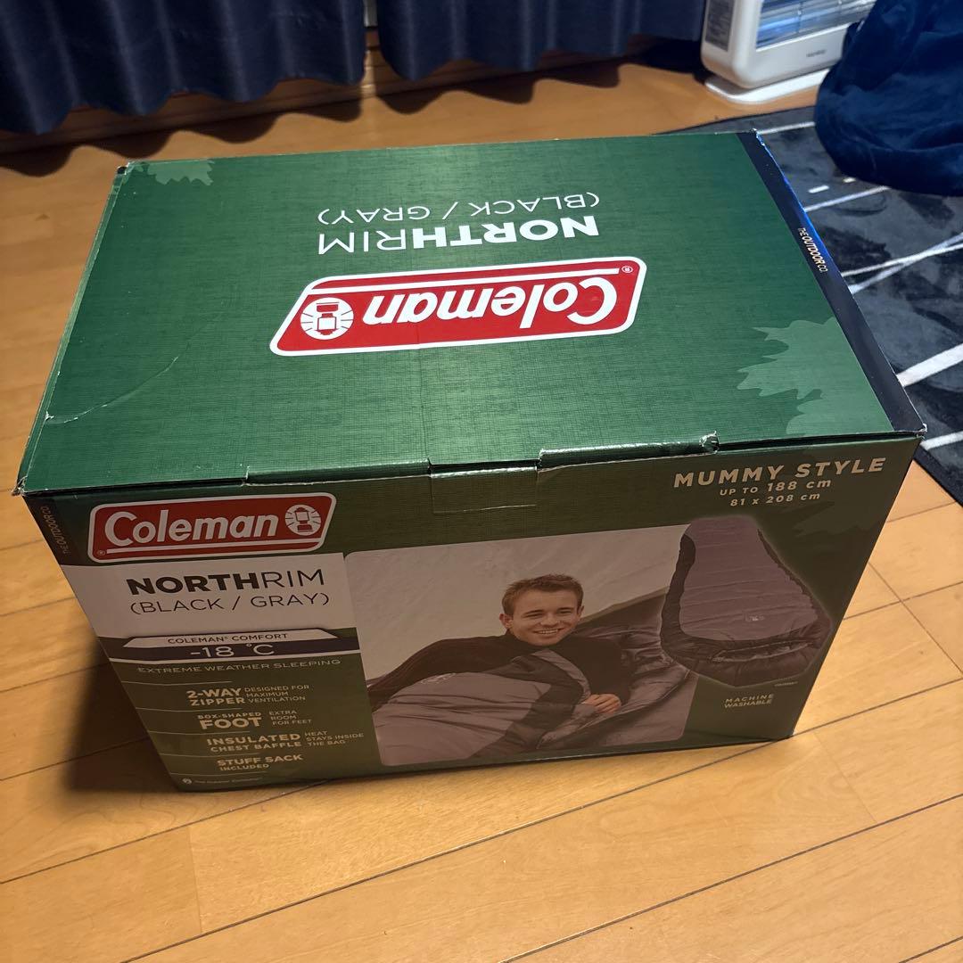【qnkmr 】Coleman ノースリムスリーピングバッグ