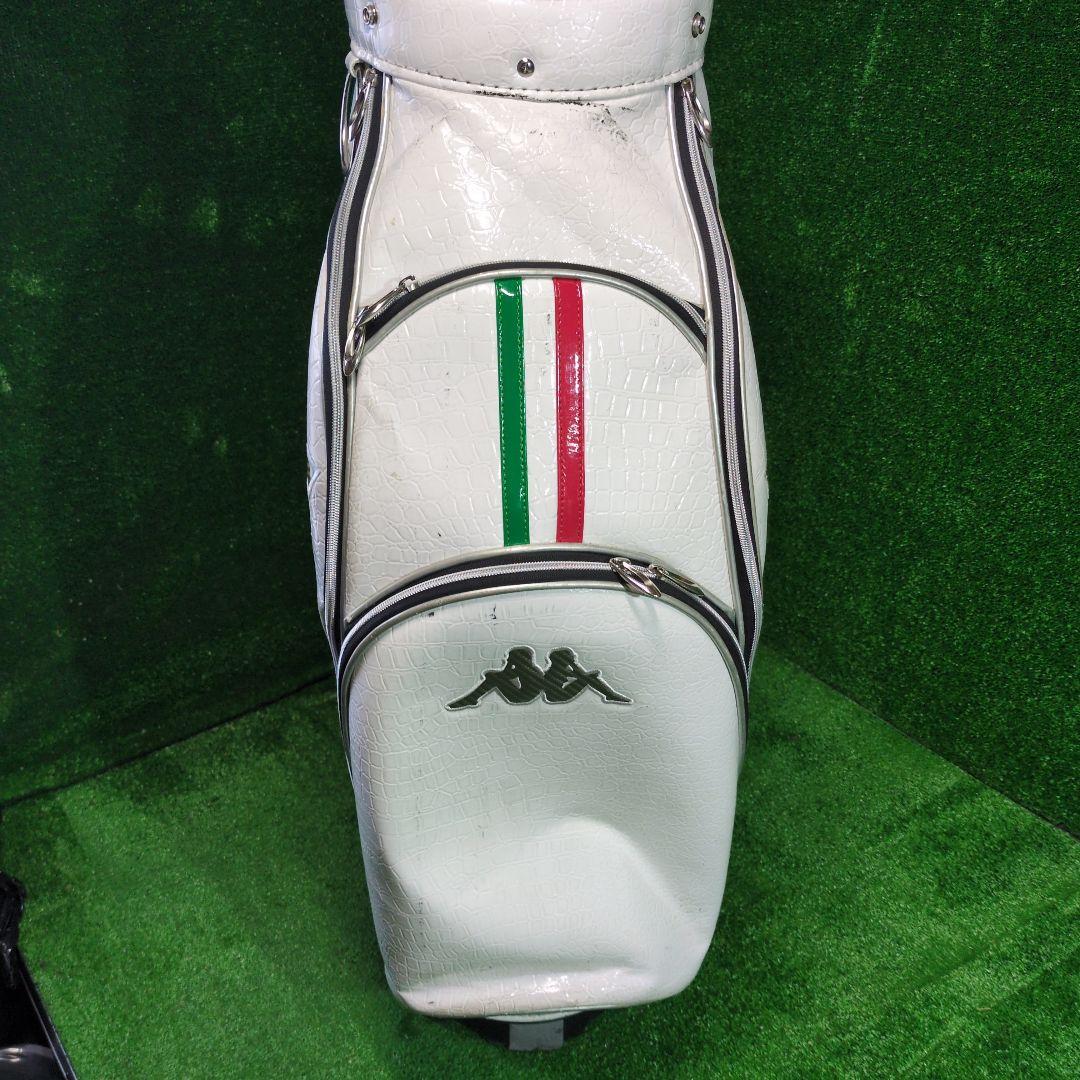 Kappa カッパ 9.5型 3点式 エナメル クロコダイル キャディバック