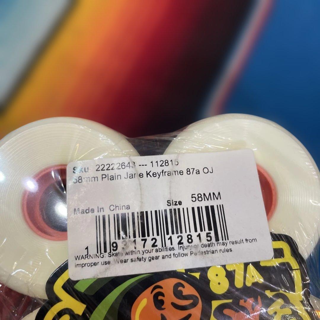 スケートボード OJ WHEELS KEYFRAME 58MM 87A