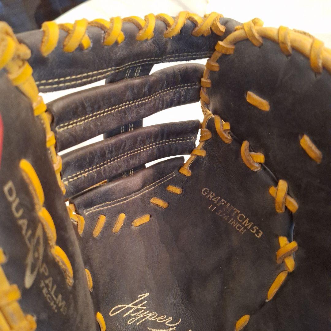 Rawlings The Gold Glove 軟式グローブ 黒/黄