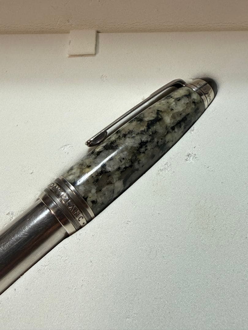 モンブラン 万年筆 100周年記念 マイスターシュテュック グラナイト中古品 F