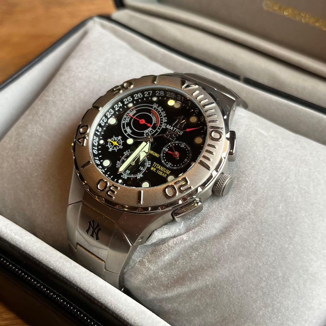限定品✴︎ NYヤンキース メジャーリーグ公認ウォッチ 松井秀喜　2004年