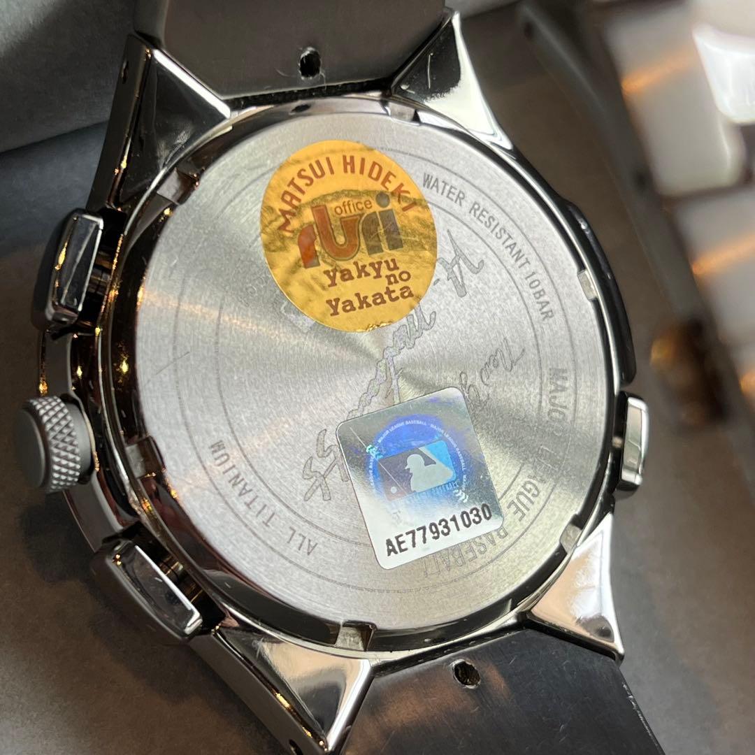 限定品✴︎ NYヤンキース メジャーリーグ公認ウォッチ 松井秀喜　2004年