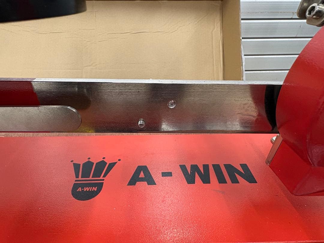 A-WIN ストリングマシン　バネ式　スプリング　クランク　美品