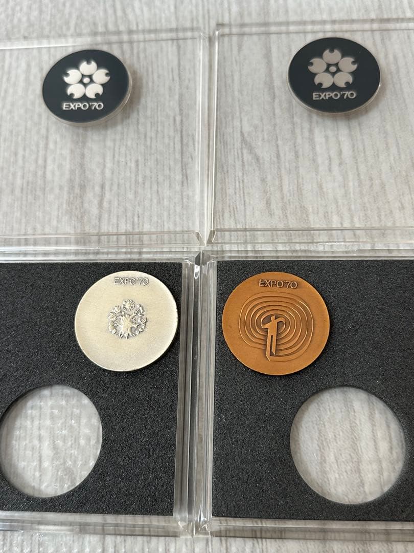 m*o様 EXPO’70 日本万国博覧会 記念メダル 銀メダル 銅メダル セット