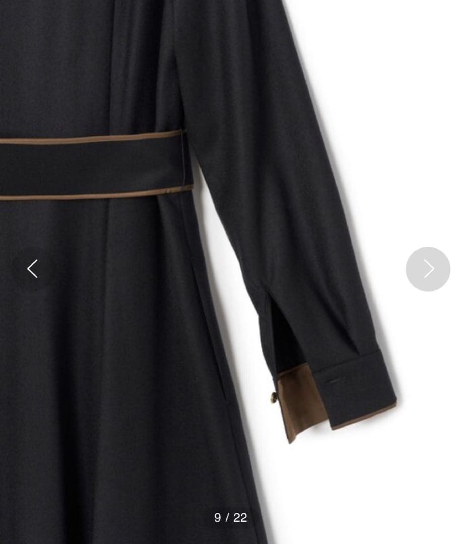 【週末セール】ANAYI ウールフラノタック　ワンピース