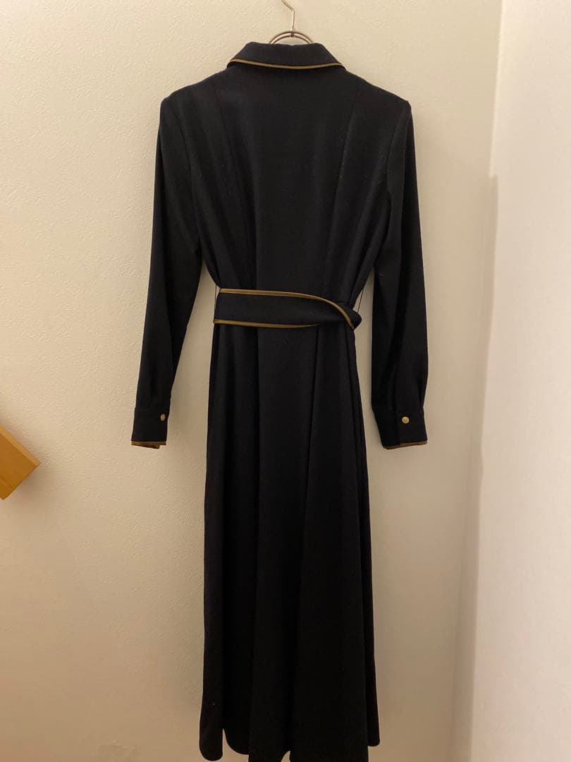 【週末セール】ANAYI ウールフラノタック　ワンピース