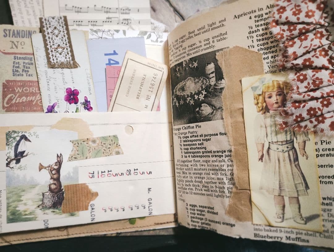 ジャンクジャーナル junkjournal 雑記帳 ❈ a