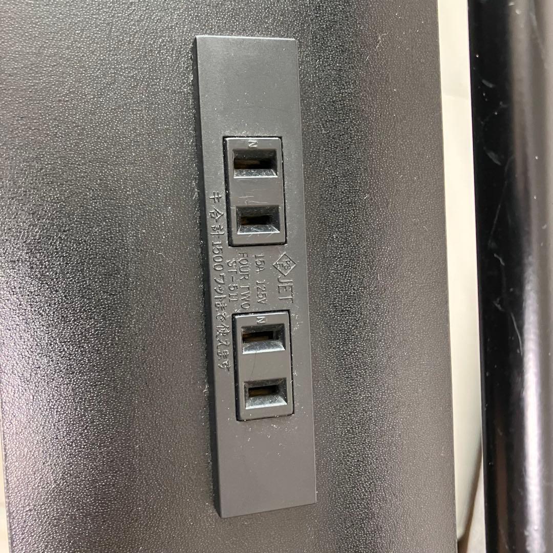 【手渡し可】ニトリ パイプベッド バジーナ シングル　コンセント付き　ブラック