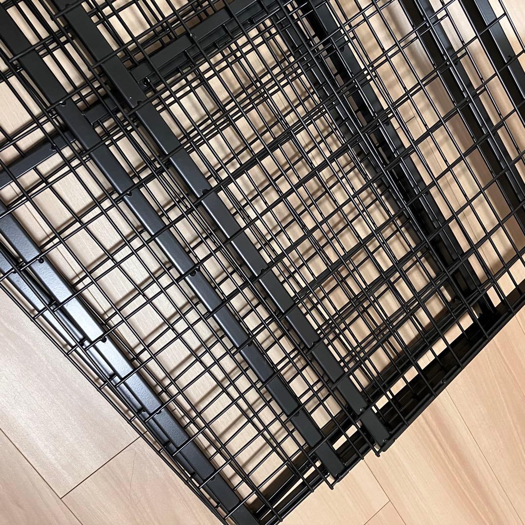 【手渡し可】ニトリ パイプベッド バジーナ シングル　コンセント付き　ブラック