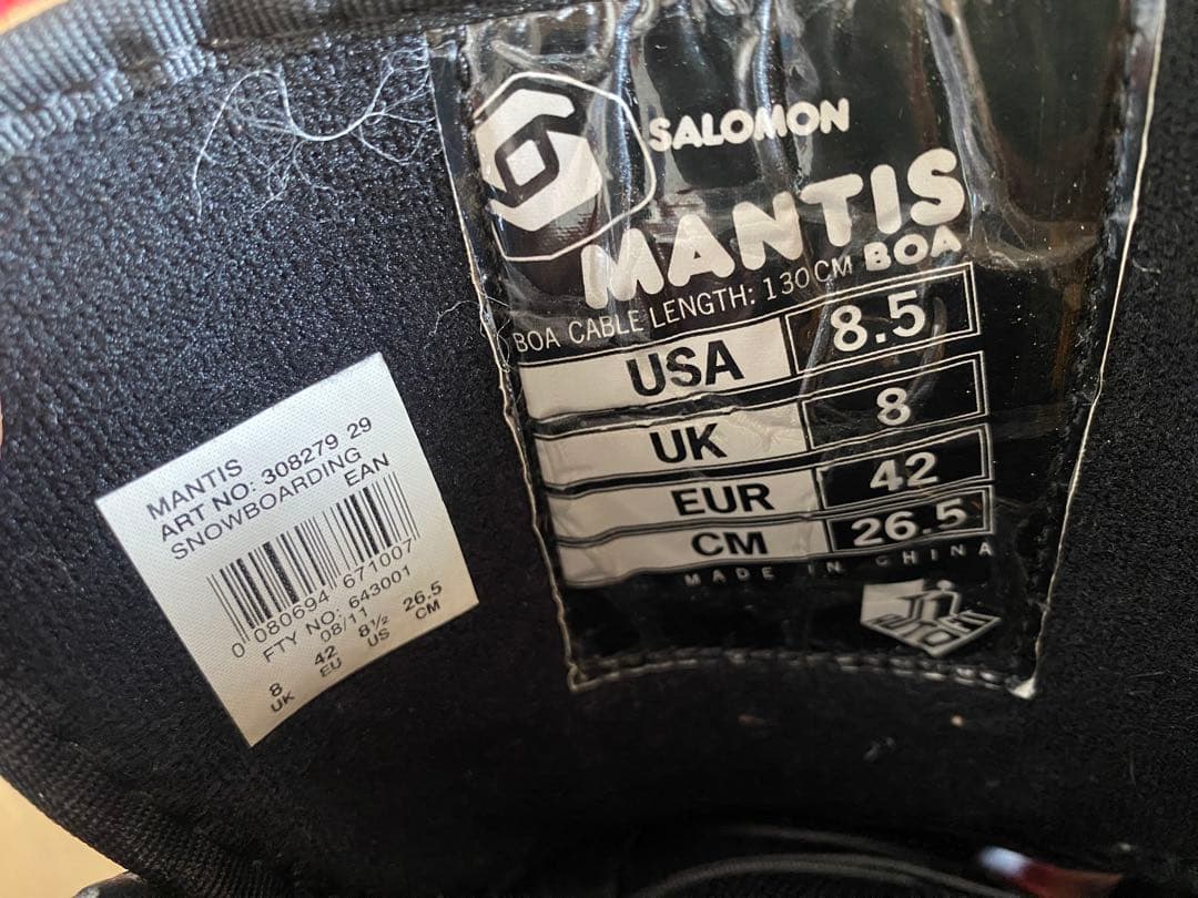 IGNIO ボードセット サロモン BOAブーツ付き 3点セット