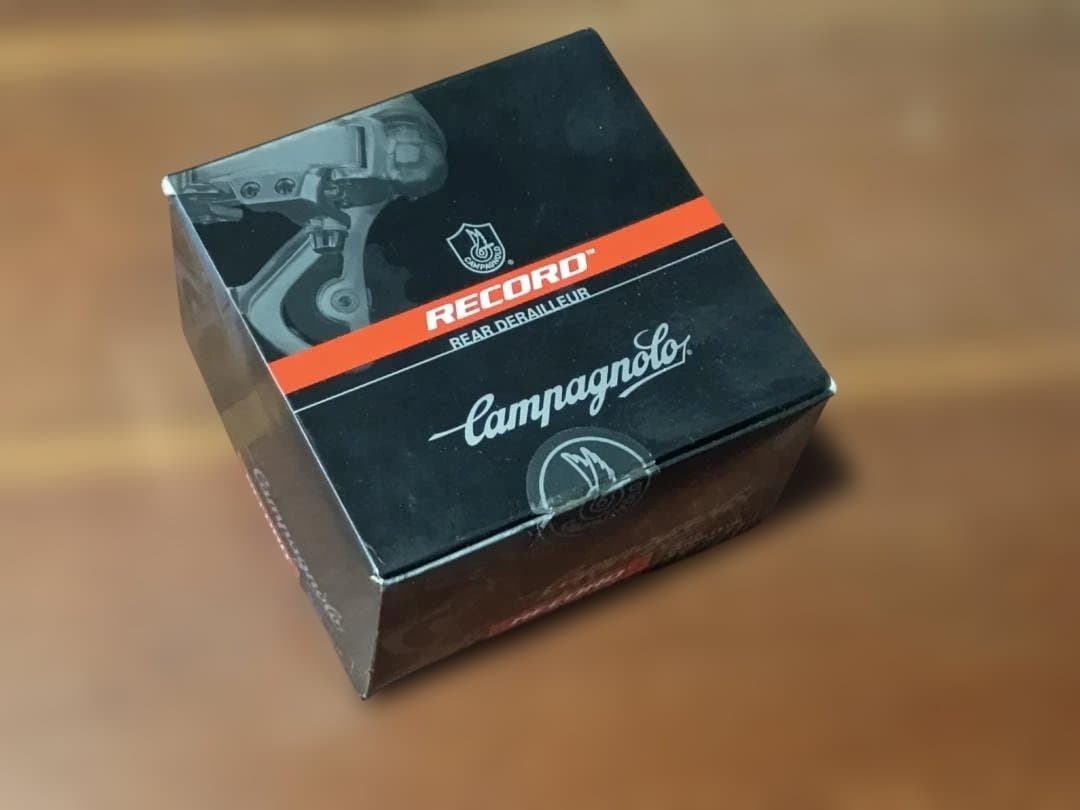 【美品】カンパニョーロ レコード 10s リアディレイラー TITANIUM